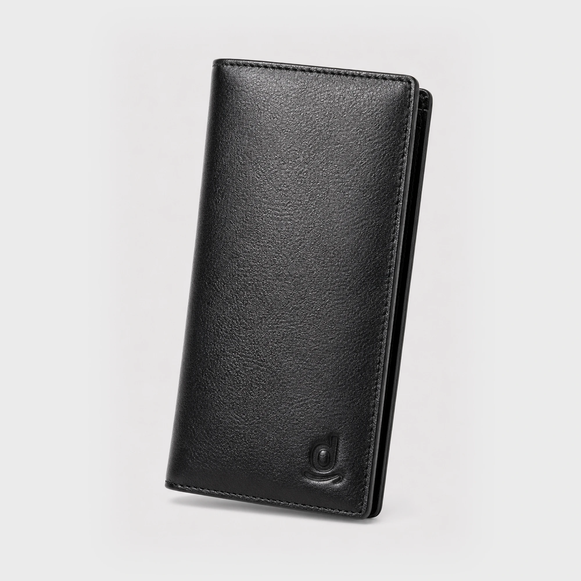 Vantra Z Long Dual Chamber Leather Wallet Black - DWVZ701B